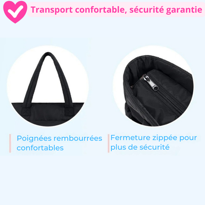 Urban Cabas™ – Sac cabas matelassé 20 L avec compartiment PC 15,6"