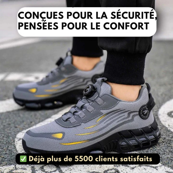 SteelGuard - Chaussures de sécutié ergonomiques et antidouleur