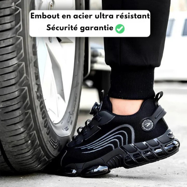 SteelGuard - Chaussures de sécutié ergonomiques et antidouleur