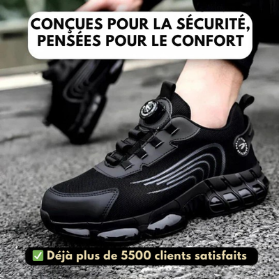 SteelGuard - Chaussures de sécutié ergonomiques et antidouleur