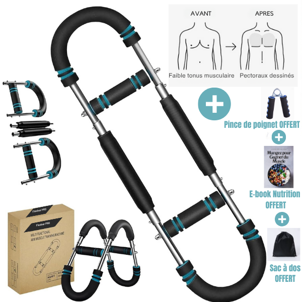 Flexbar PRO™- La barre tout-en-un pour un corps sculpté à la maison