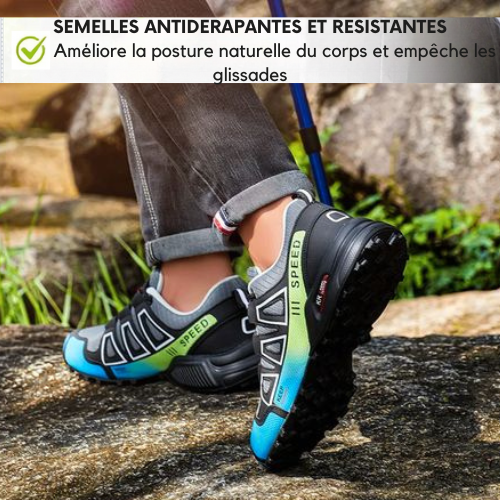 FlexTrail - Chaussures de trekking et de randonnée ergonomiques antidouleur