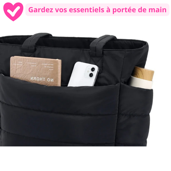 Urban Cabas™ – Sac cabas matelassé 20 L avec compartiment PC 15,6"