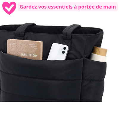 Urban Cabas™ – Sac cabas matelassé 20 L avec compartiment PC 15,6"