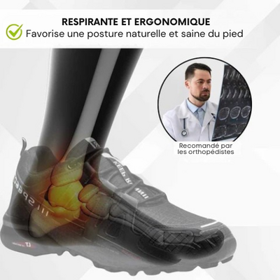 FlexTrail - Chaussures de trekking et de randonnée ergonomiques antidouleur