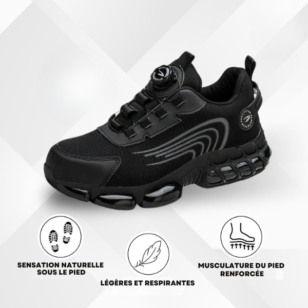 SteelGuard - Chaussures de sécutié ergonomiques et antidouleur