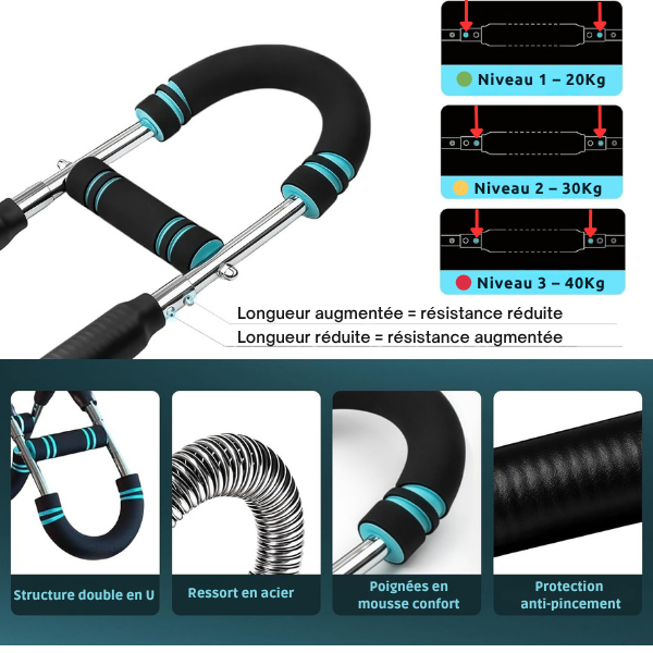 Flexbar PRO™- La barre tout-en-un pour un corps sculpté à la maison